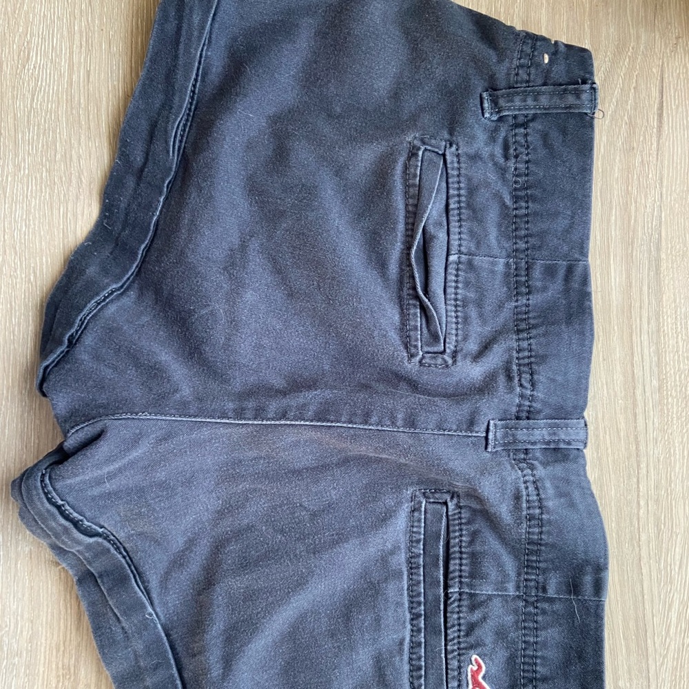 Hollister blue jean shorts